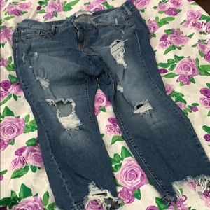 Plus size jeans